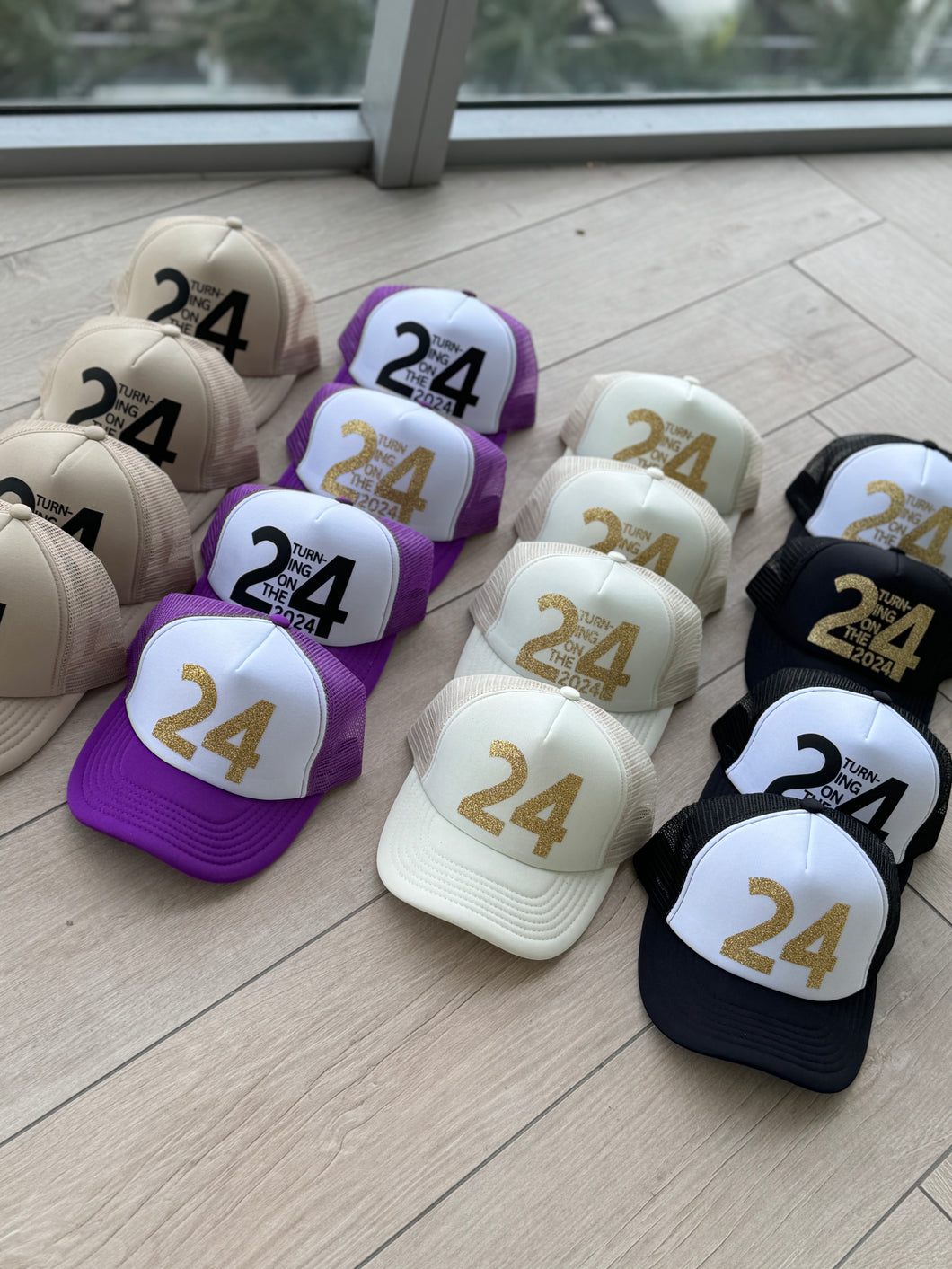 Custom Birthday hats with number