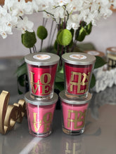 Load image into Gallery viewer, AHAVA/LOVE Red Passionfruit Custom Candle- For Brothers For Life
