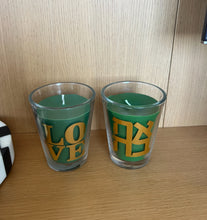 Load image into Gallery viewer, AHAVA/LOVE Green Forest Custom Candle- For Brothers For Life
