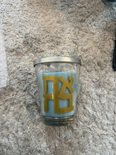 Load image into Gallery viewer, AHAVA/LOVE Light Blue Coastal Breeze Candle- For Brothers For Life
